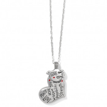 Give Love Peace Necklace