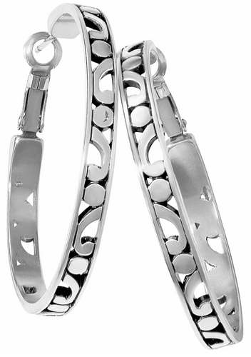 Contempo Large Hoop Earrings