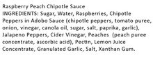 Raspberry Peach Chipotle Sauce