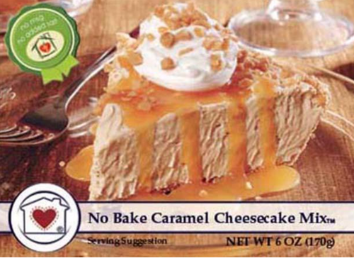 No Bake Caramel Cheesecake Mix