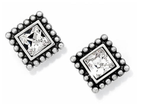 Sparkle Square Earrings