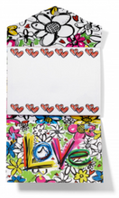 Fashionista Love Heart Notepad