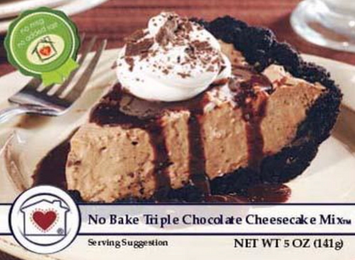 No-Bake Triple Chocolate Cheesecake Mix