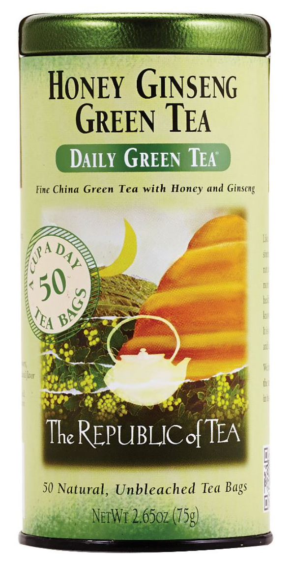 Honey Ginseng Green Tea Bags