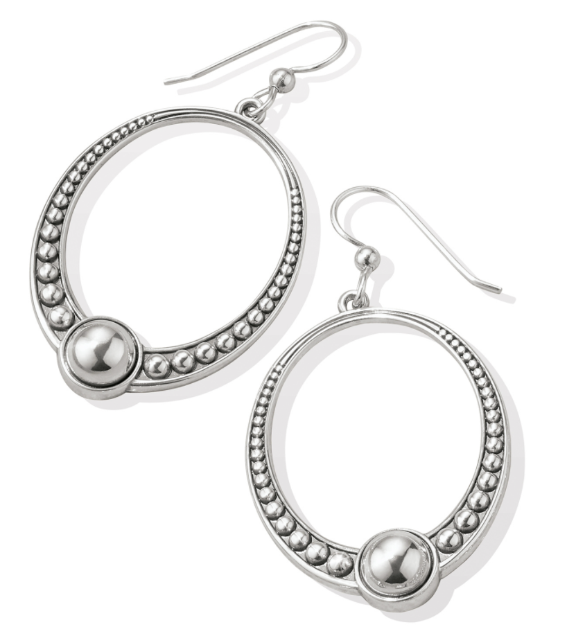 Pretty Tough Oval French Wire Earrings