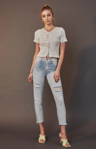 KanCan Bliss High Rise Mom Jean (KC8707L)