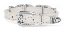 Kriss Kross Etched Bandit Bracelet (White)