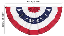 USA Pleated Bunting (1.5' x 3')