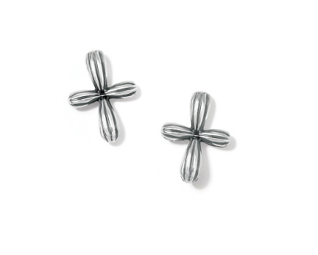Amphora Cross Post Earrings