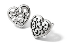 Contempo Heart Post Earrings