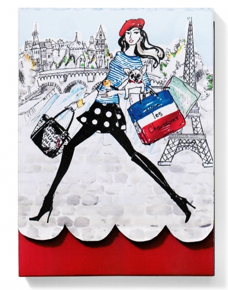 Paris Fashionista Notepad