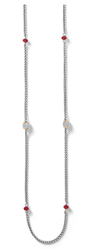 Meridian Two Tone Long Necklace