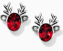 Reindeer Glitz Red Mini Post Earrings