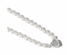Meridian Zenith Heart Pearl Necklace
