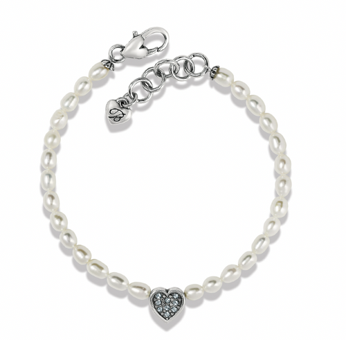 Meridian Zenith Heart Pearl Bracelet