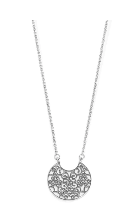 Silver Fern Dangle Necklace