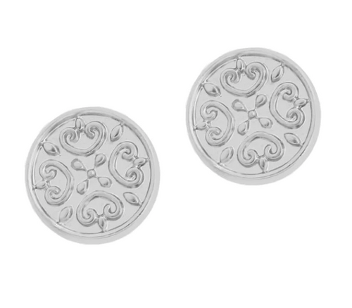 Silver Fern Stud Earrings