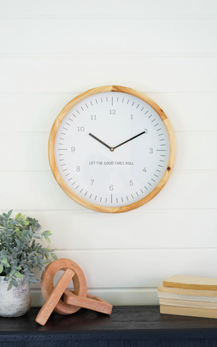 Let The Good Times Roll Wall Clock