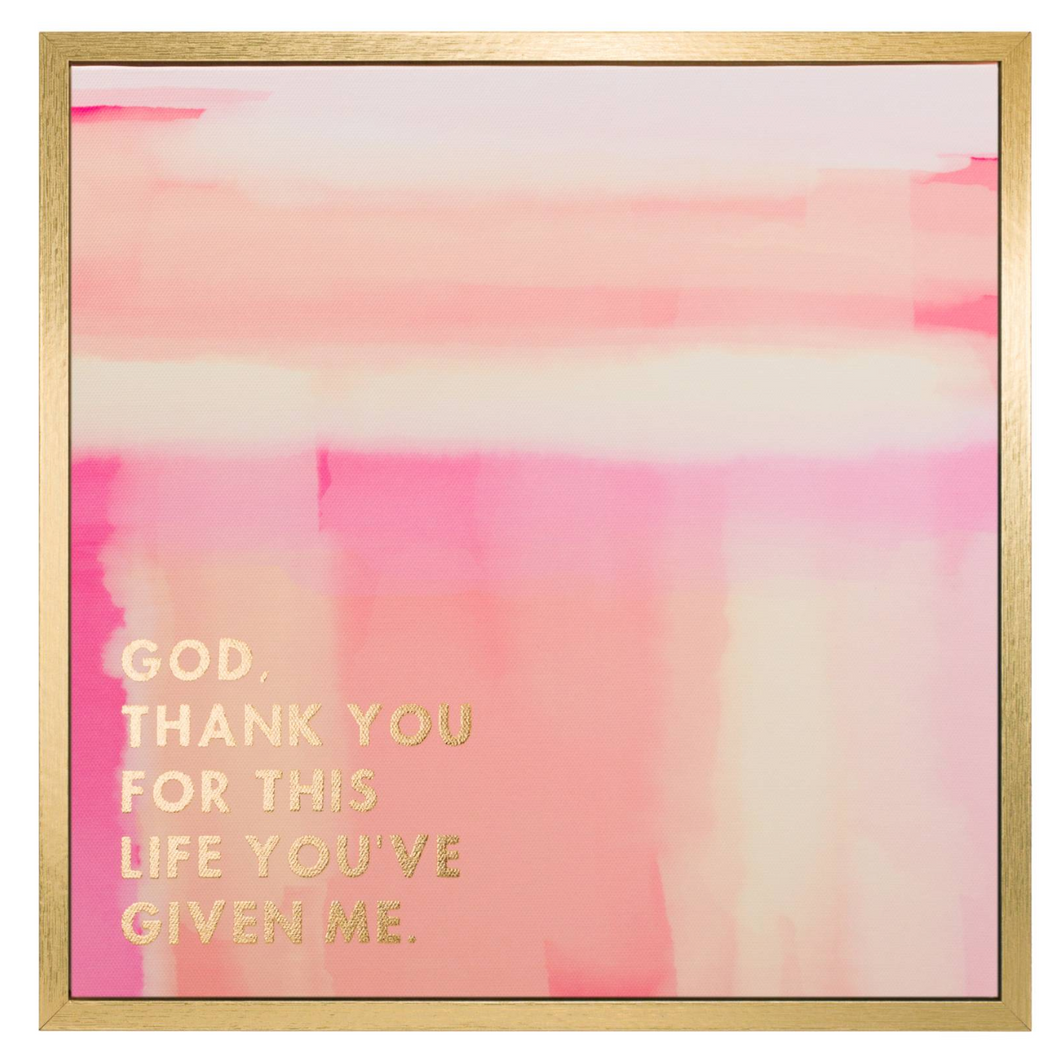 God, Thank You Wall Art