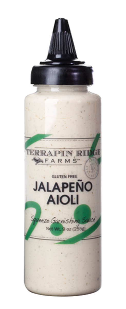 Jalapeño Aioli Garnishing Squeeze
