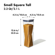POP Container- Small Square Tall (2.3 Qt)