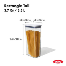 POP Container- Rectangle Tall (3.7 Qt)
