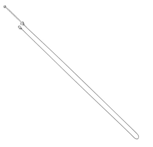 Vivi Delicate Long Silver Charm Necklace