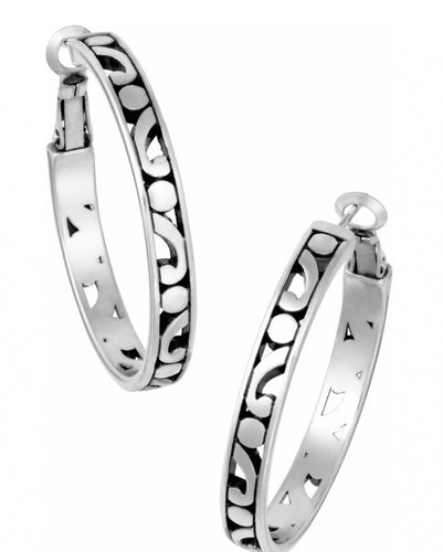 Contempo Medium Hoop Earrings