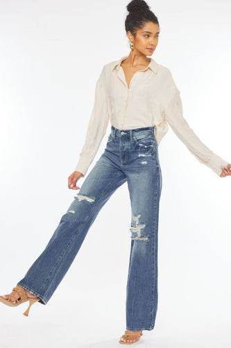 KanCan Ultra High Rise 90's Flare Jeans (KC8682M)
