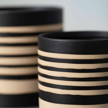 Striped Ceramic Planters
